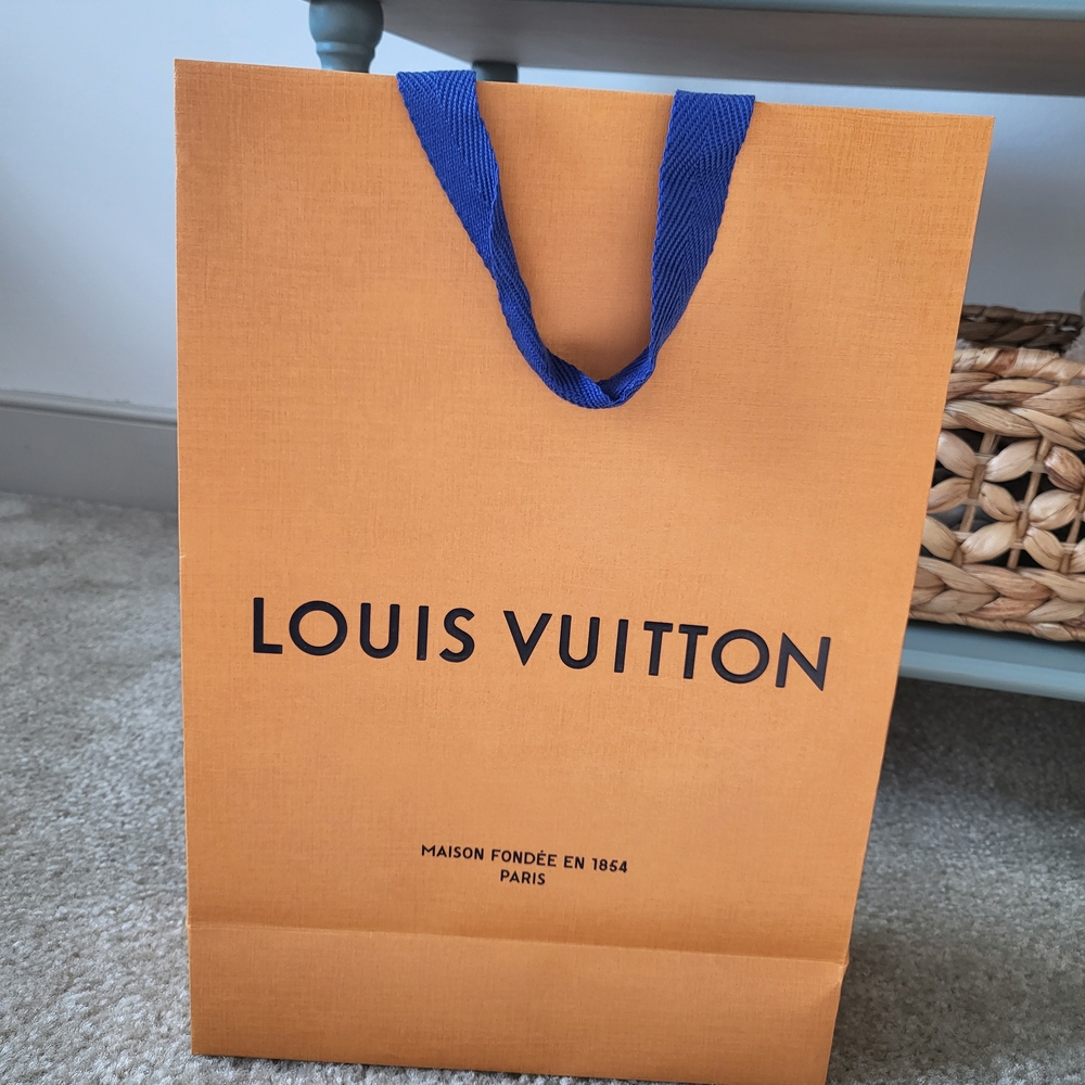 Louis Vuitton Orange Shopping Bag